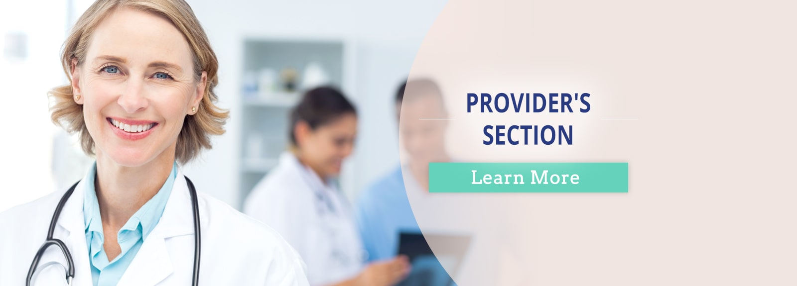 Providers's Section. Learn More.